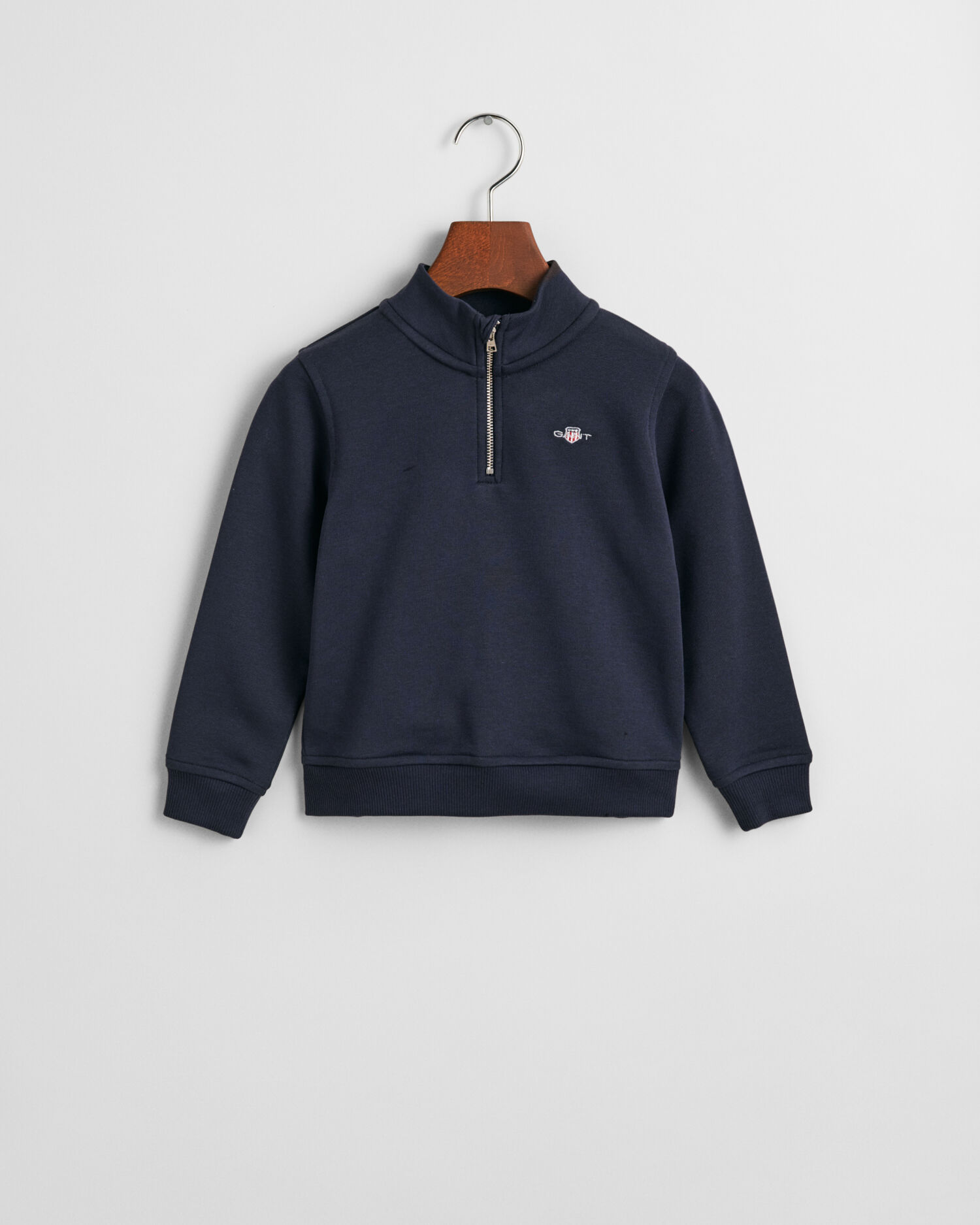 Kids Shield sweatshirt med halv lynlås