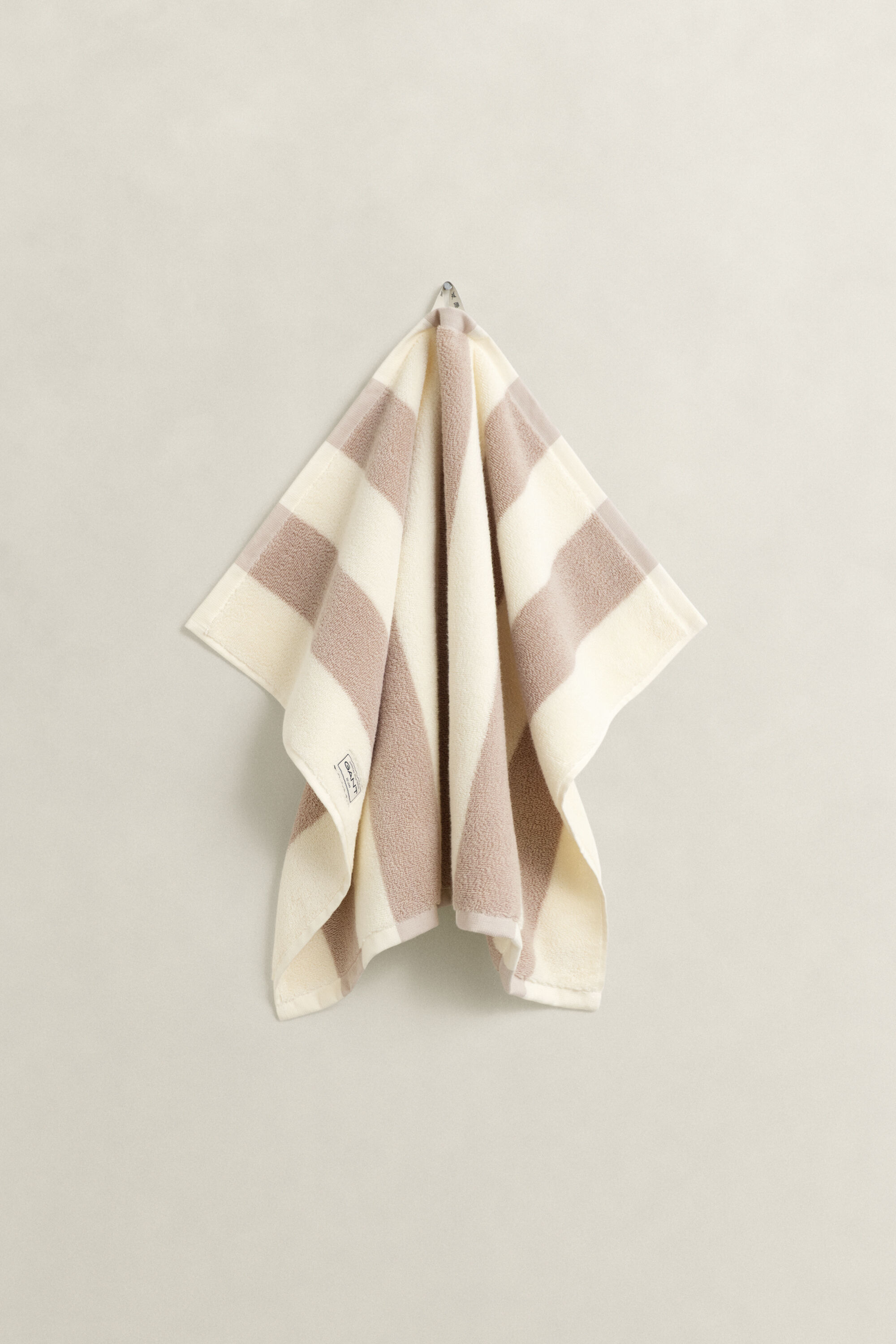 Stribet håndklæde 50x70