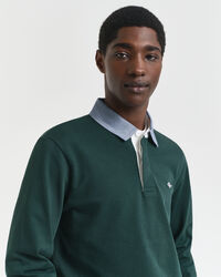 Heavy Rugger med krave i chambray