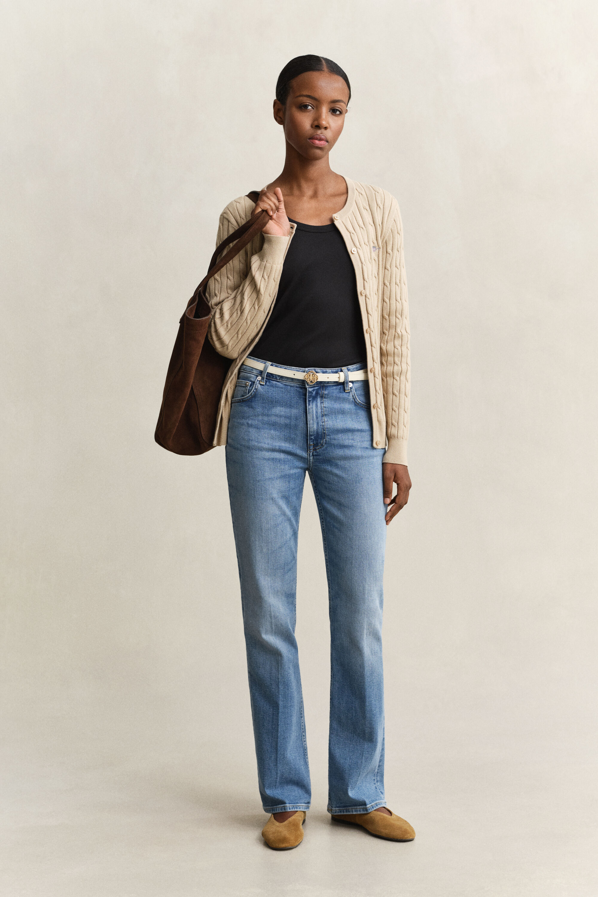 Kabelstrikket cardigan