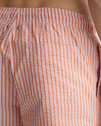 Classic fit seersucker badeshorts