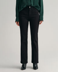 Farvede jeans med svaj