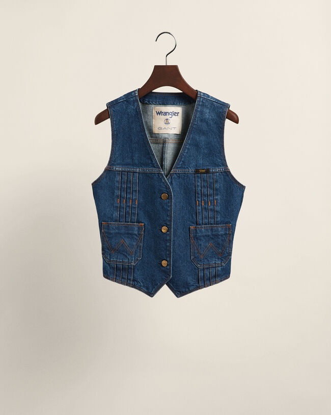 Wrangler x GANT denim vest