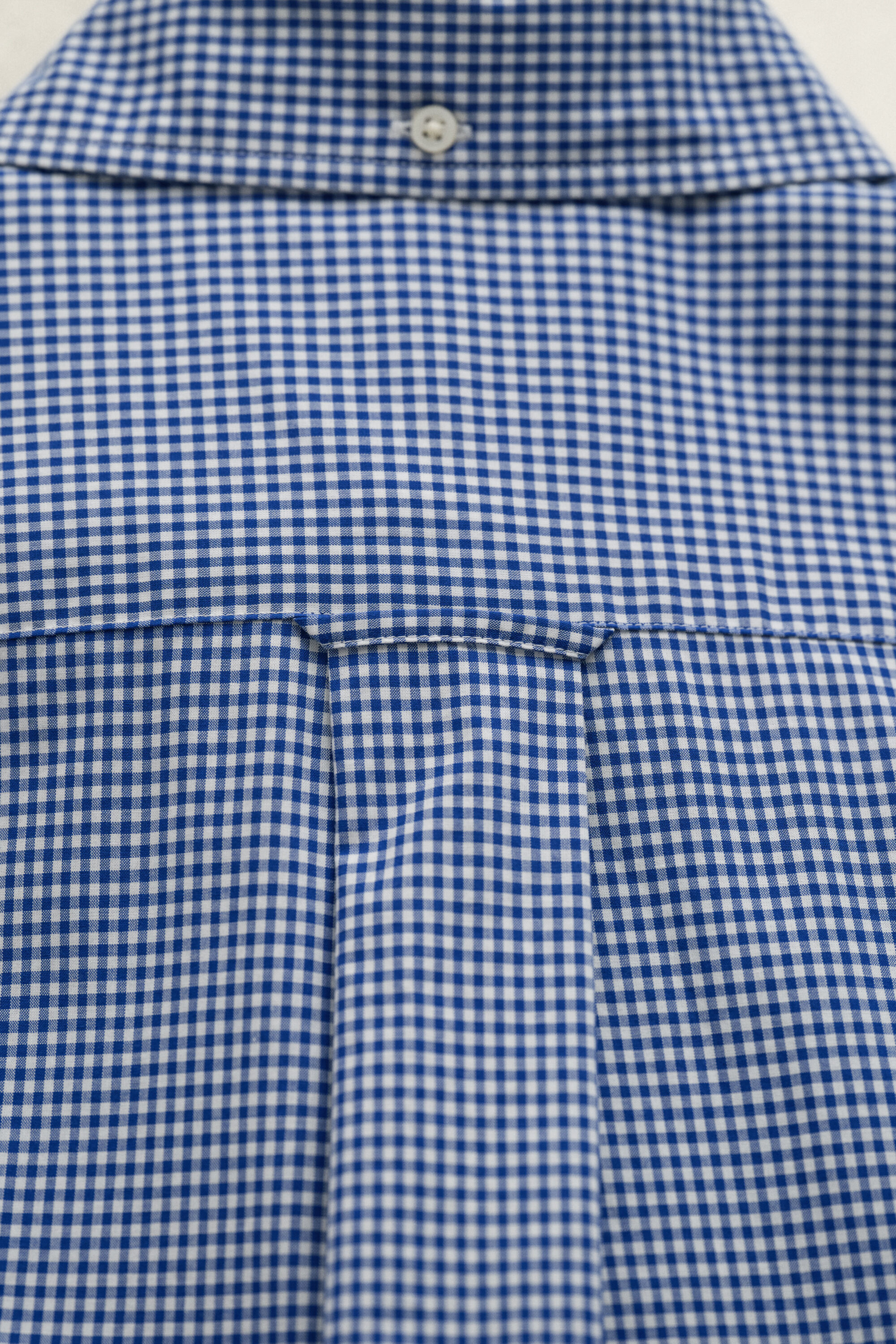 Gingham klassisk poplin-skjorte