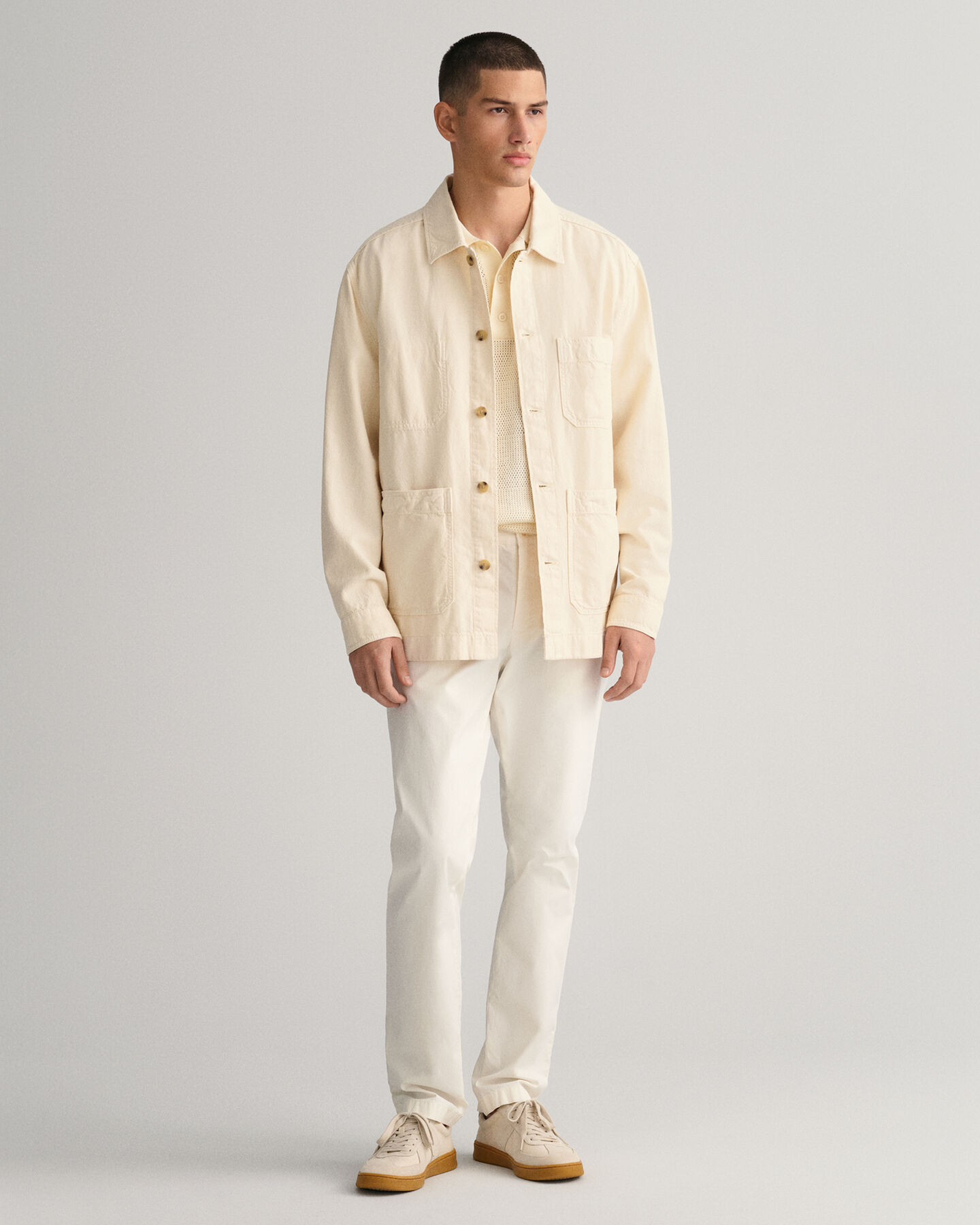 Hallden slim fit Sunfaded chinobukser