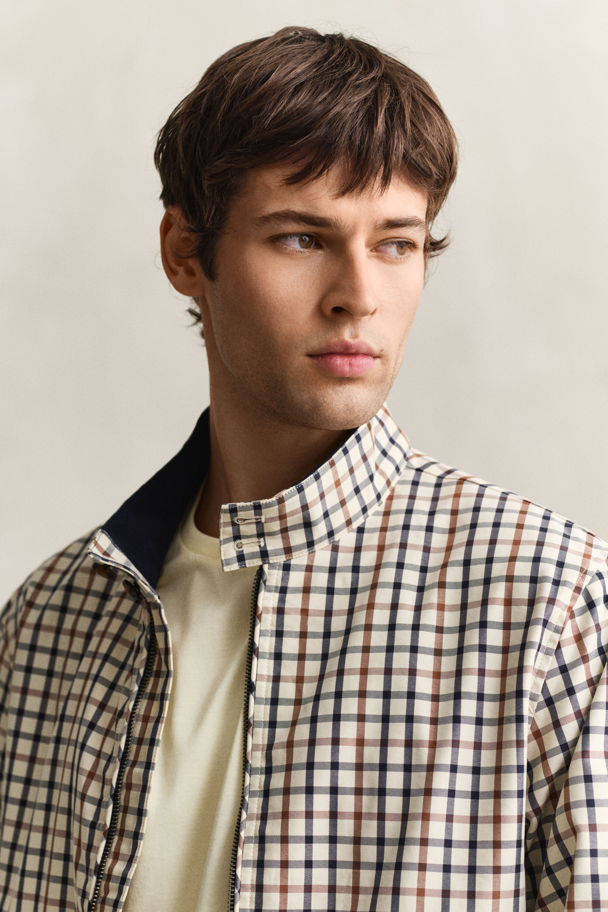 Harrington jakke i bomuldsblanding