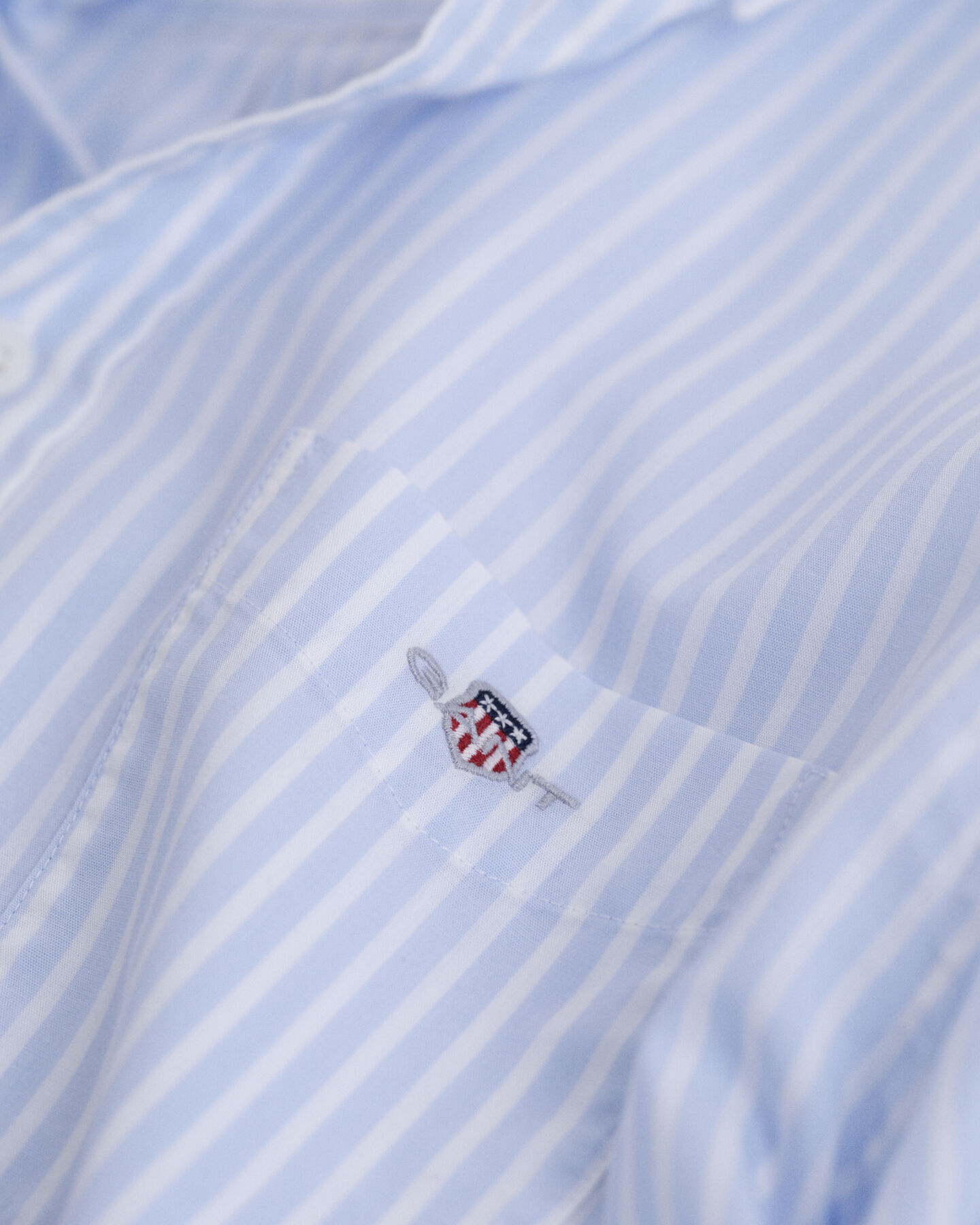 Teens Shield poplin skjorte med striber