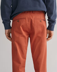 Hallden Slim fit chinobukser af twill
