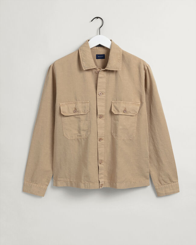 Garment-dyed overskjorte