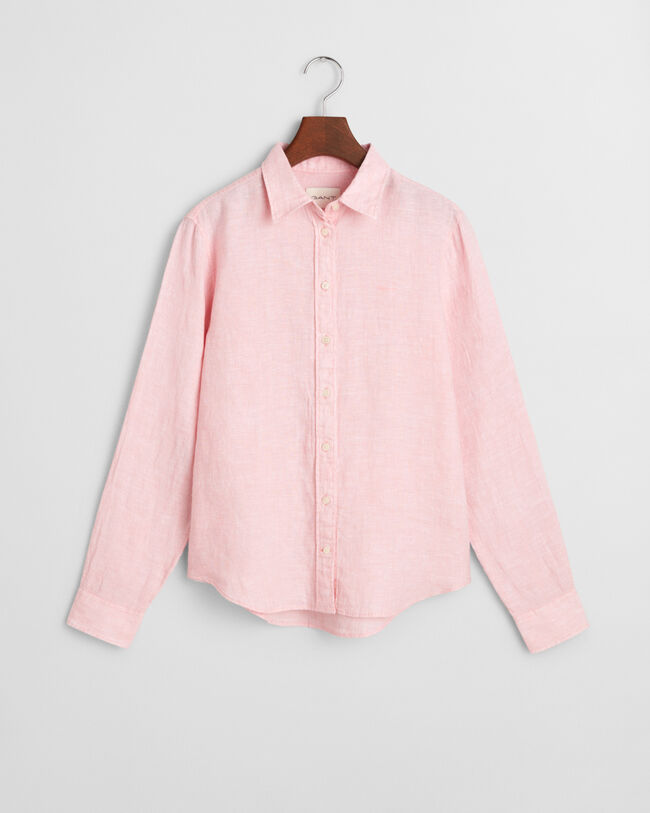 Regular fit skjorte af hør