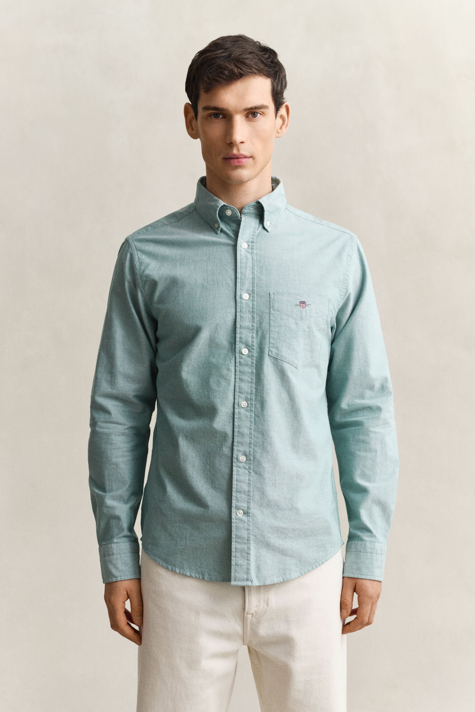 Regular fit klassisk Oxford-skjorte
