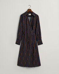 Regular fit Rope-stribet slå-om kjole