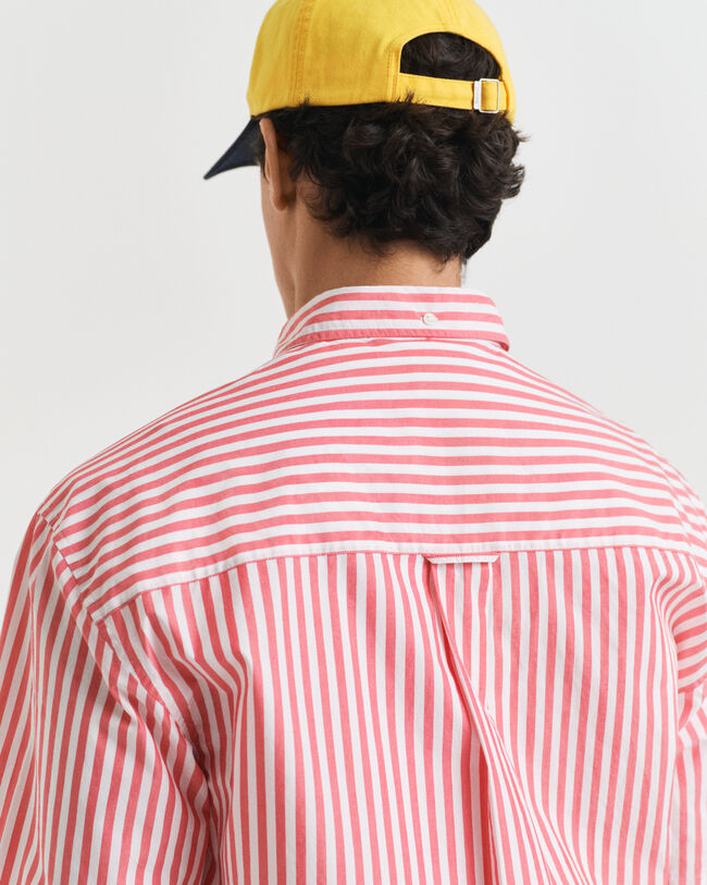 Relaxed fit Heritage poplin skjorte med korte ærmer