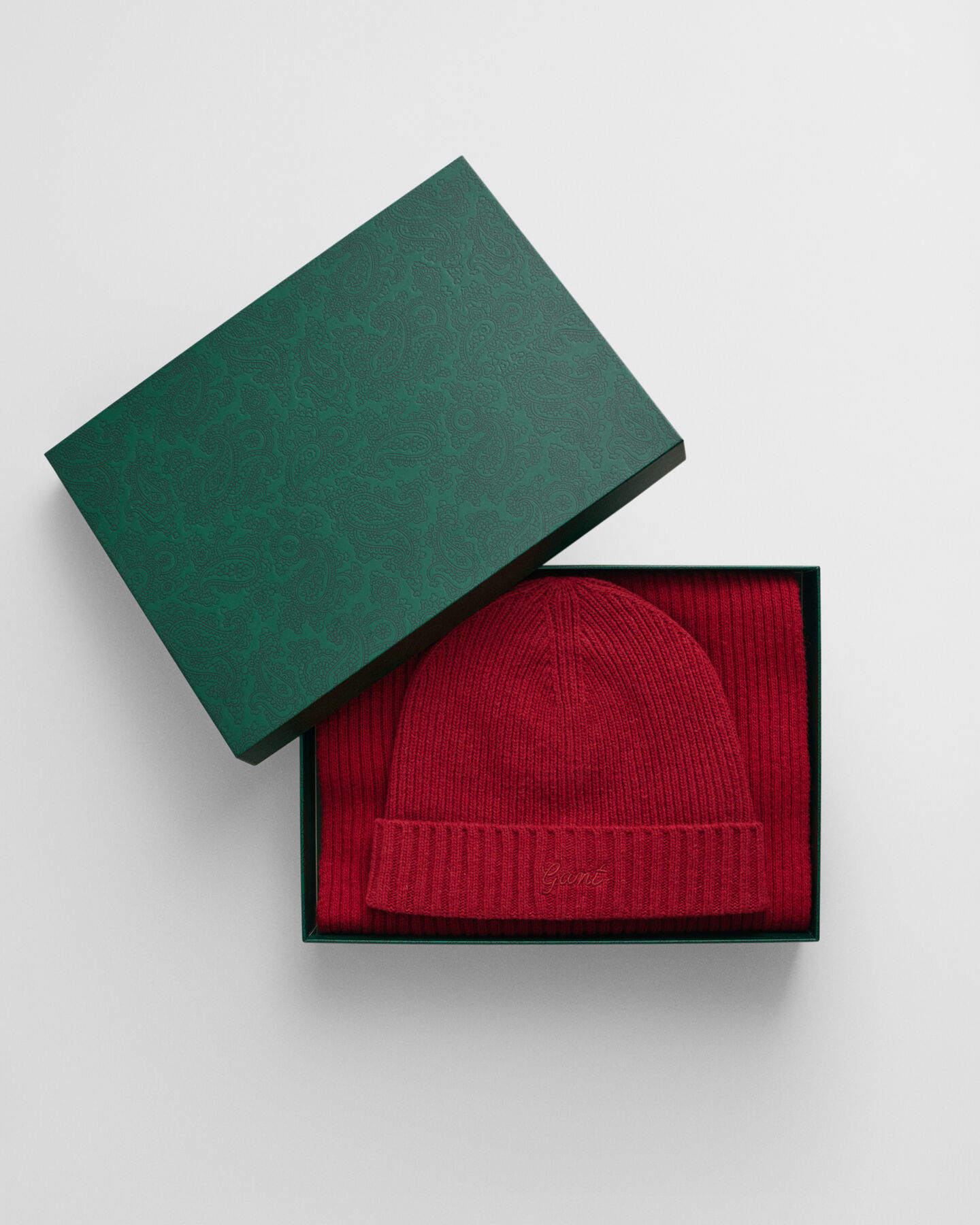 Script Graphic gavesæt med beanie og halstørklæde