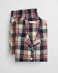 Pyjamassæt af flannel i gaveæske