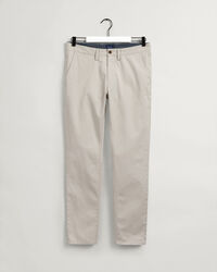 Hallden Slim fit chinobukser af twill