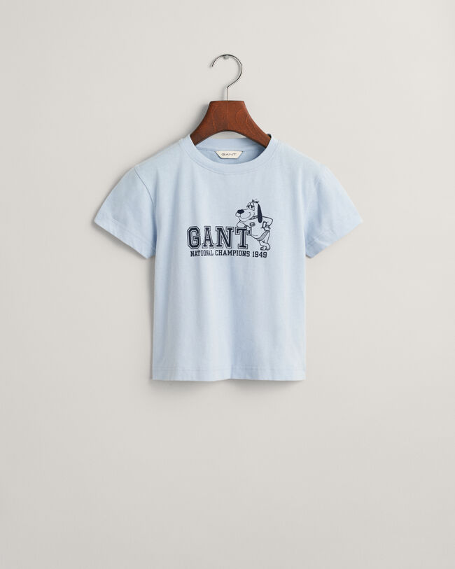 Kids GANT T-shirt med Dog-tryk