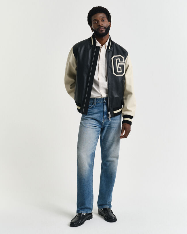 GANT Varsity Jacket af læder