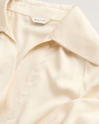 Popover bluse med høje manchetter