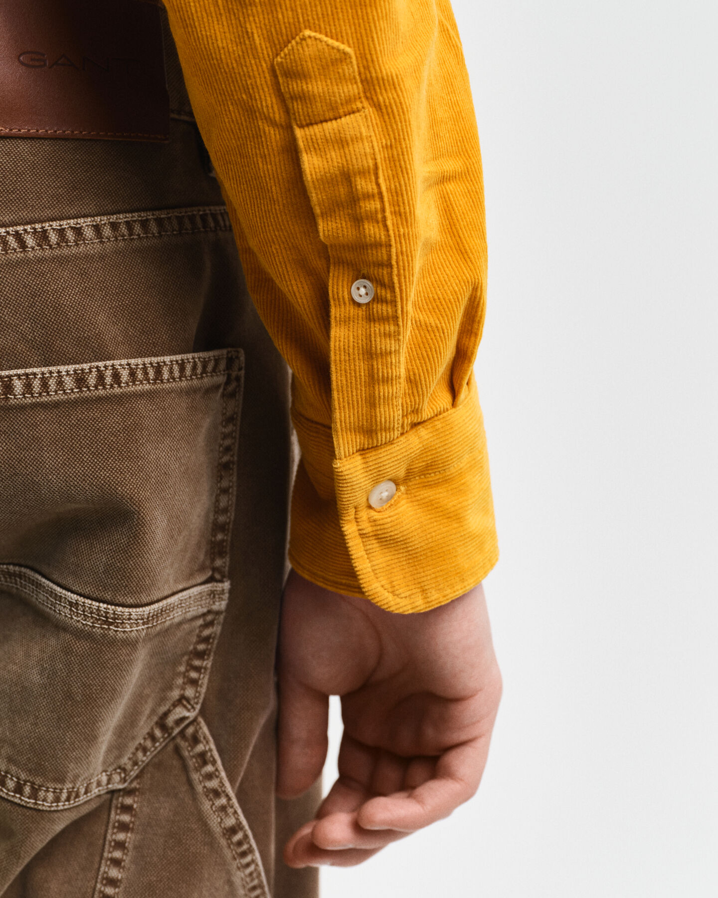 Regular fit skjorte af jernbanefl&oslash;jl