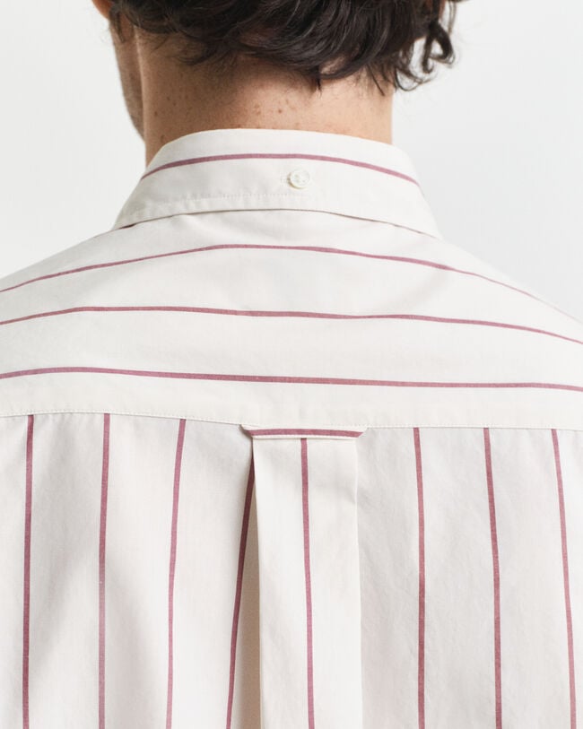 Relaxed fit Heritage Poplin skjorte med striber
