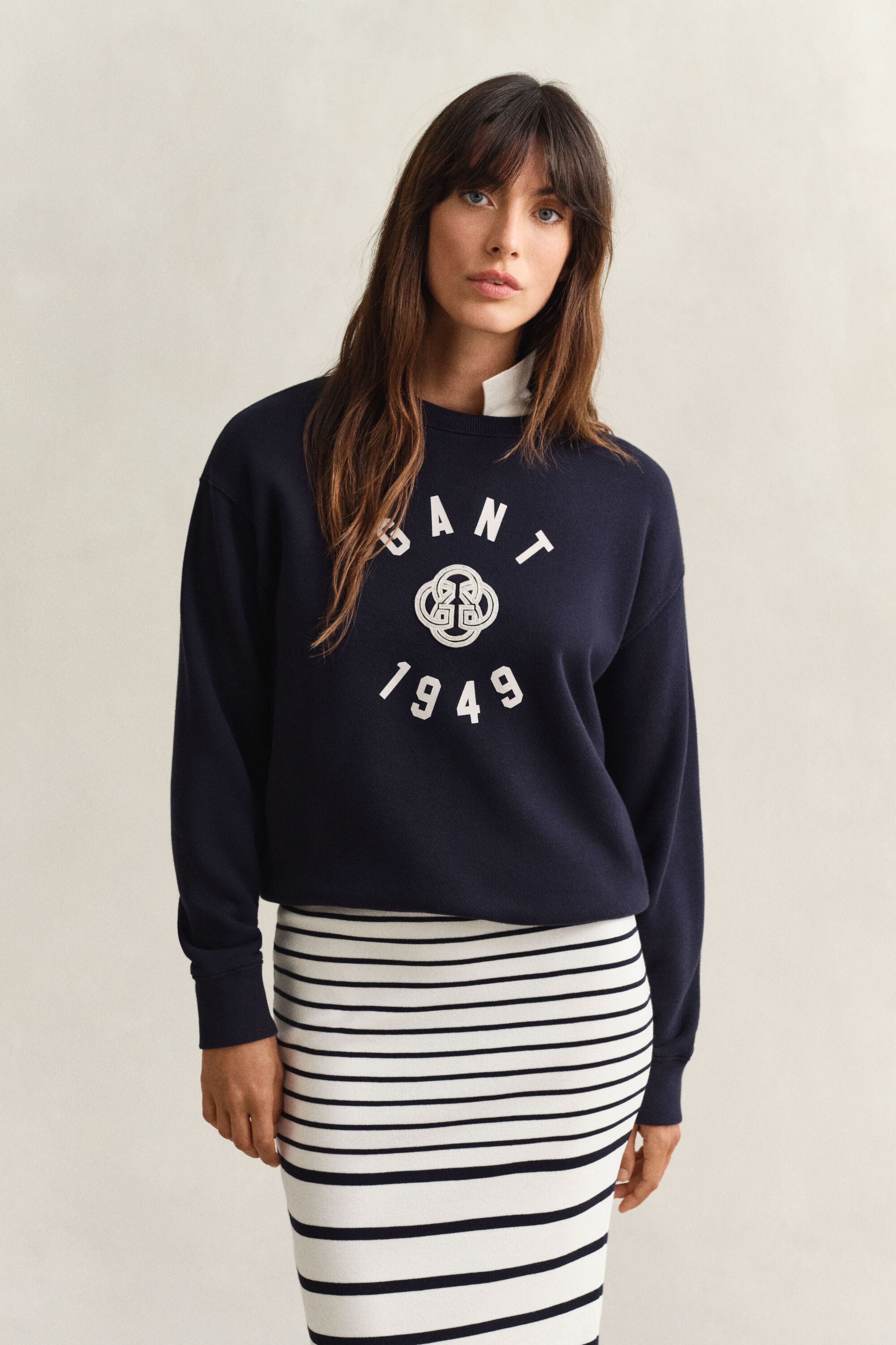 Graphic sweatshirt med crewneck