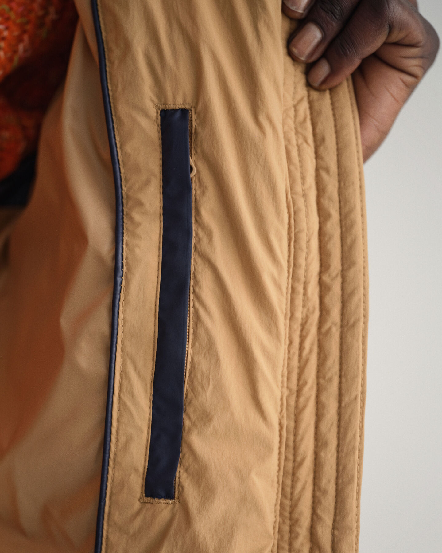 Dunfrakke i fuld længde