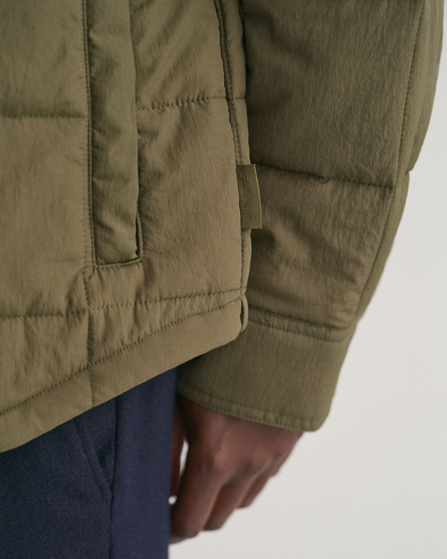 Quiltet skjortejakke