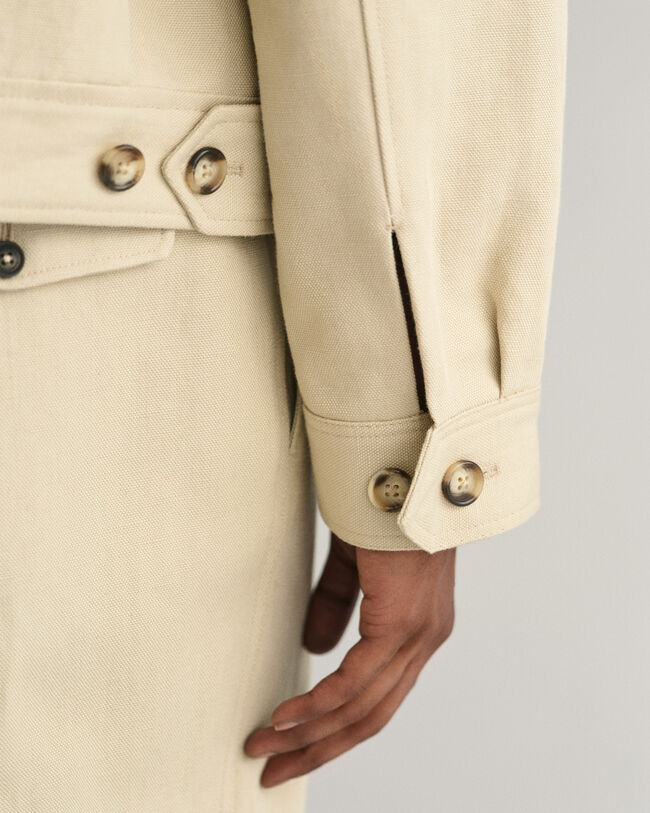 Relaxed fit jakkesæt-jakke af bomuld og hør