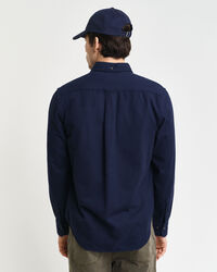 Regular fit sildebensm&oslash;nstret flannelskjorte