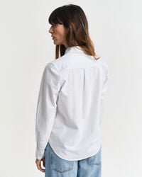 Regular fit klassisk stribet Oxford-skjorte