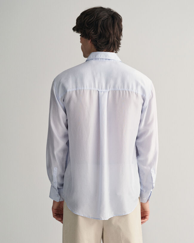 Relaxed fit silkeskjorte