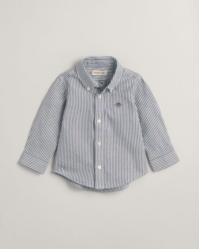 Baby stribet Oxford skjorte