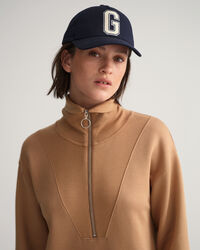 Joggingkjole med halv lynl&aring;s