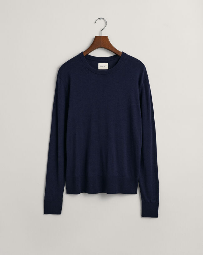 Fint strikket crewneck sweater