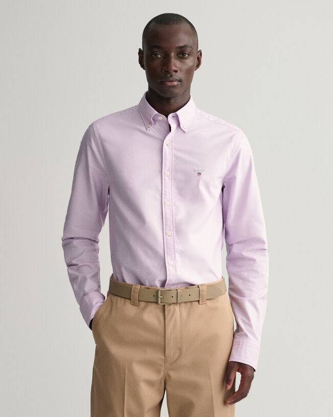 Slim fit Oxford skjorte