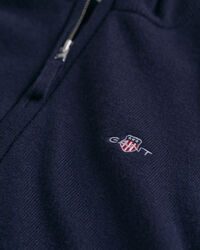 Cardigan af ekstra fin lammeuld med lynlås