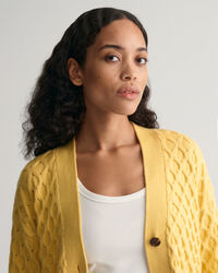Tekstureret strikket cardigan
