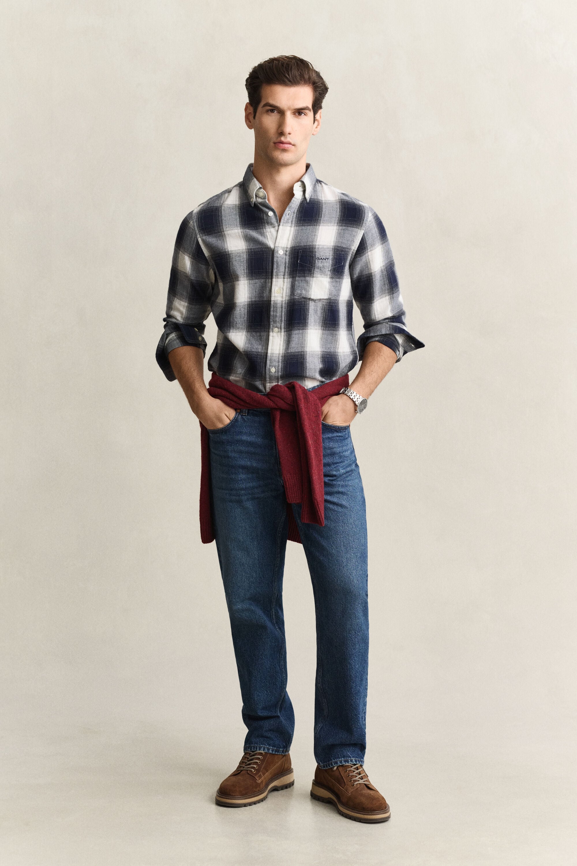 Ternet Windblown flannelskjorte