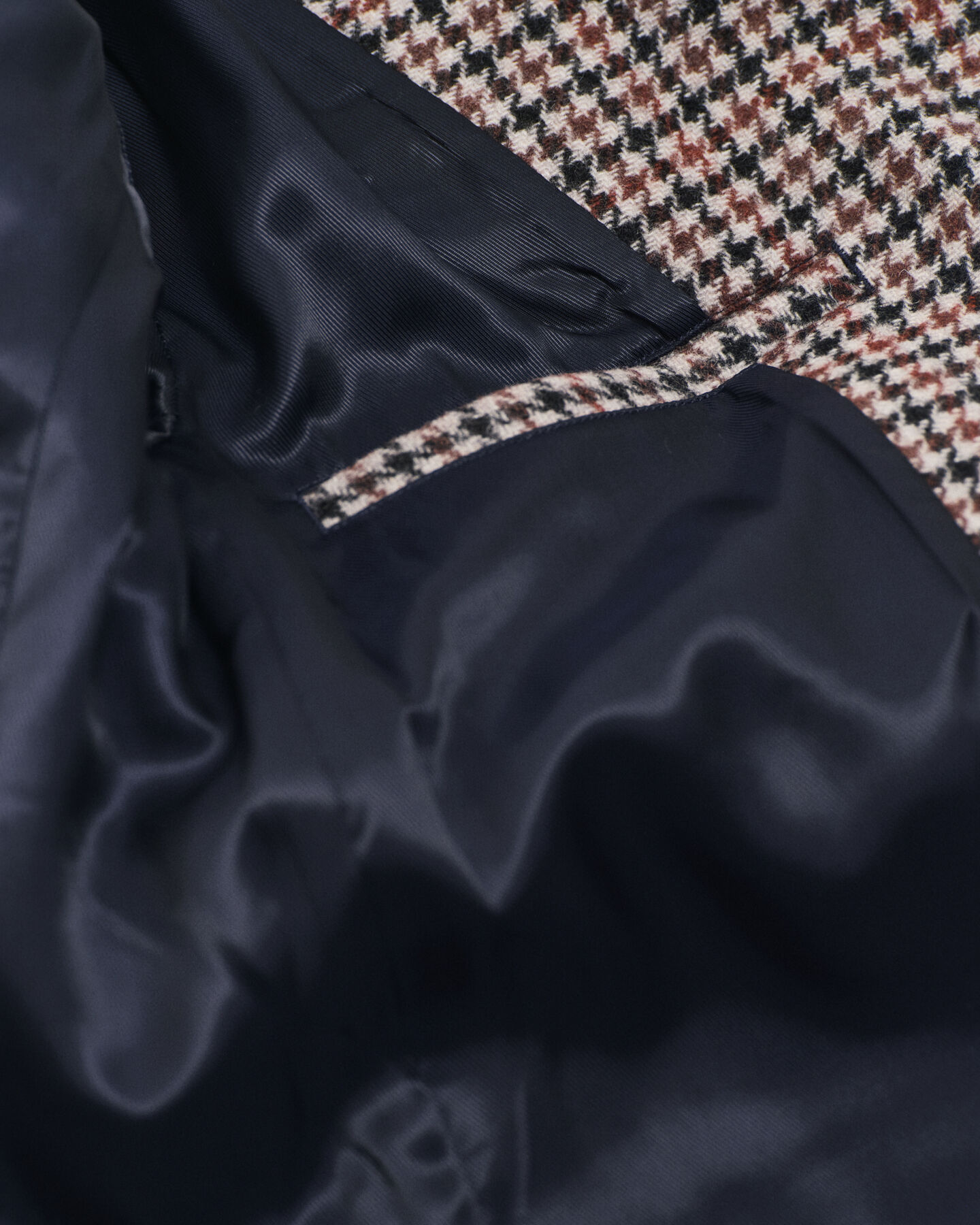 Regular fit houndstooth blazer