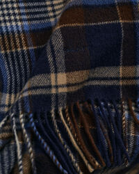 Vævet ternet halstørklæde