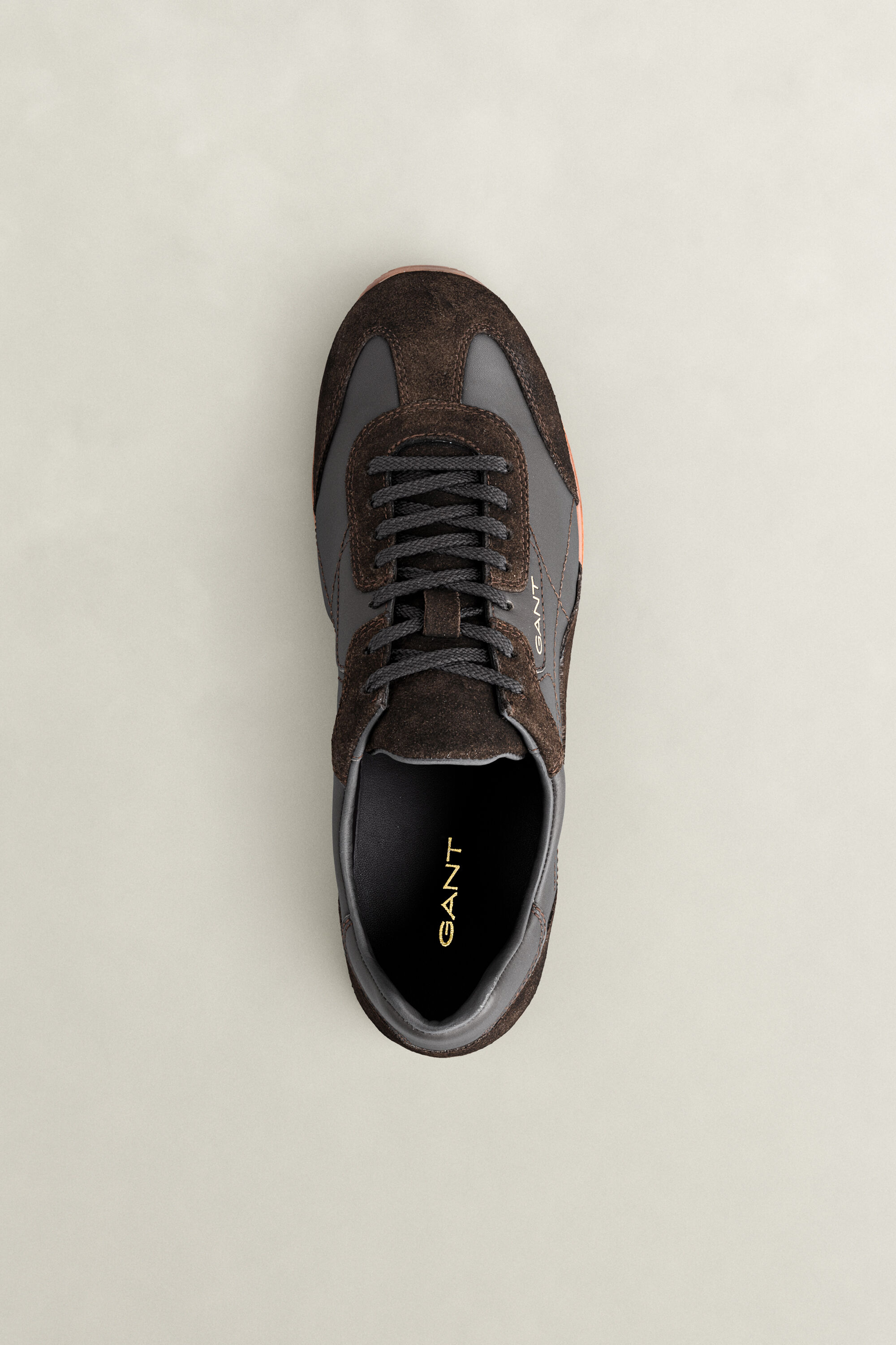 Spearclub sneakers i ruskind og læder