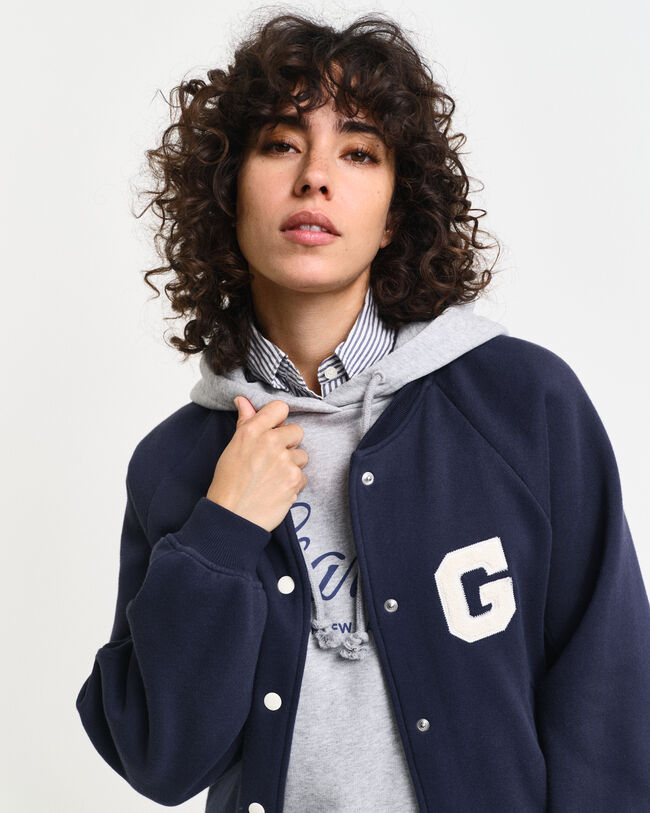 Varsity Jacket af jersey med G-mærke