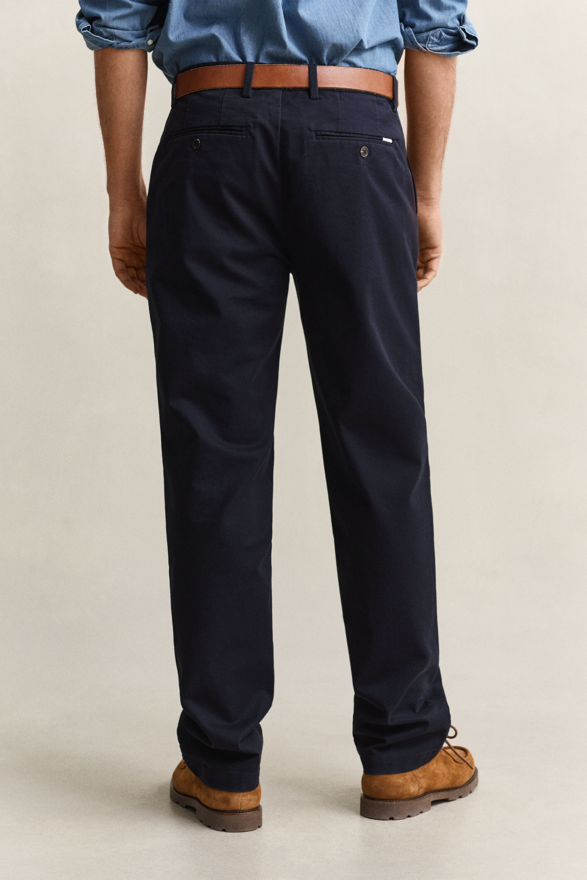 Regular fit smarte chinobukser