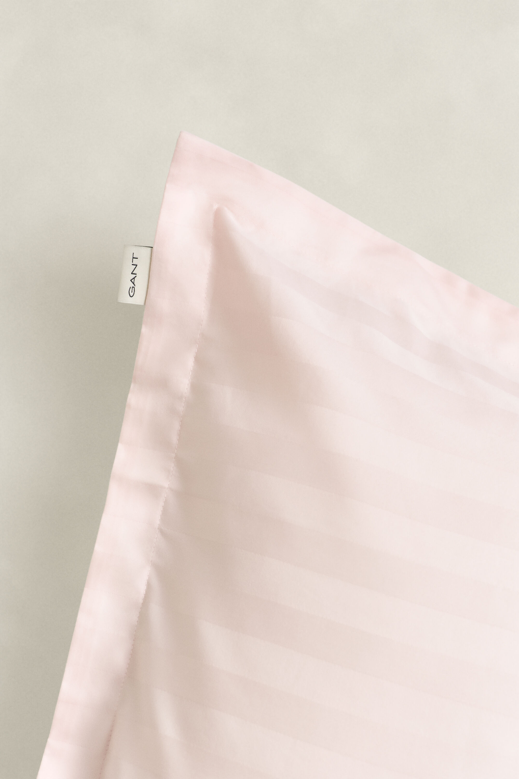 Sateen stribet pudebetræk