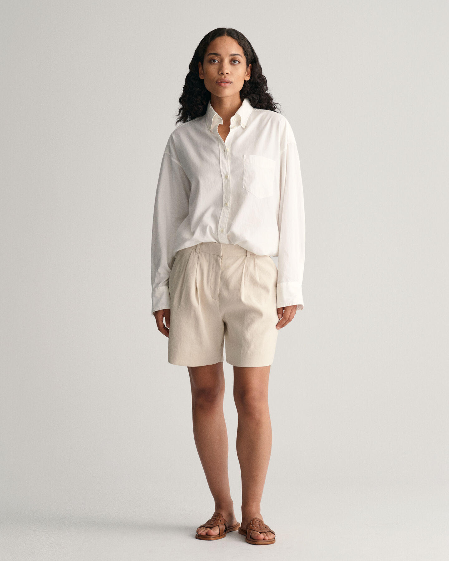 Skræddersyede shorts af strækhør