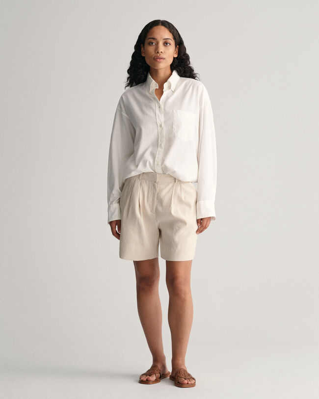 Skræddersyede shorts af strækhør