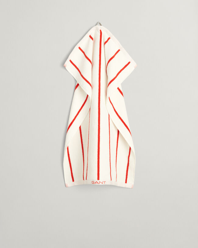 Stribet håndklæde 50x70