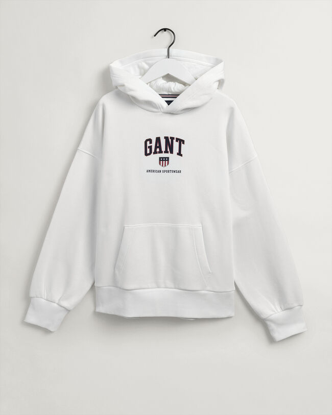 Teens Retro Shield hættetrøje