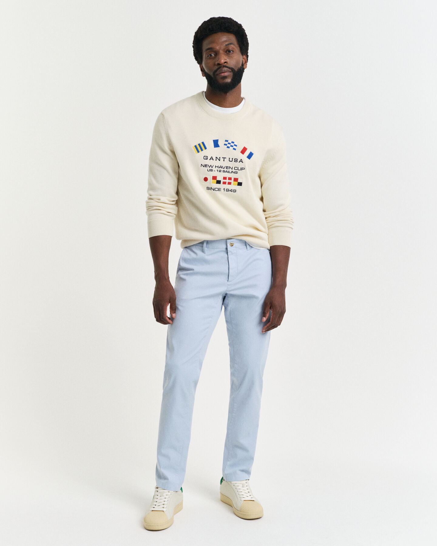 Slim fit Sunfaded chinobukser